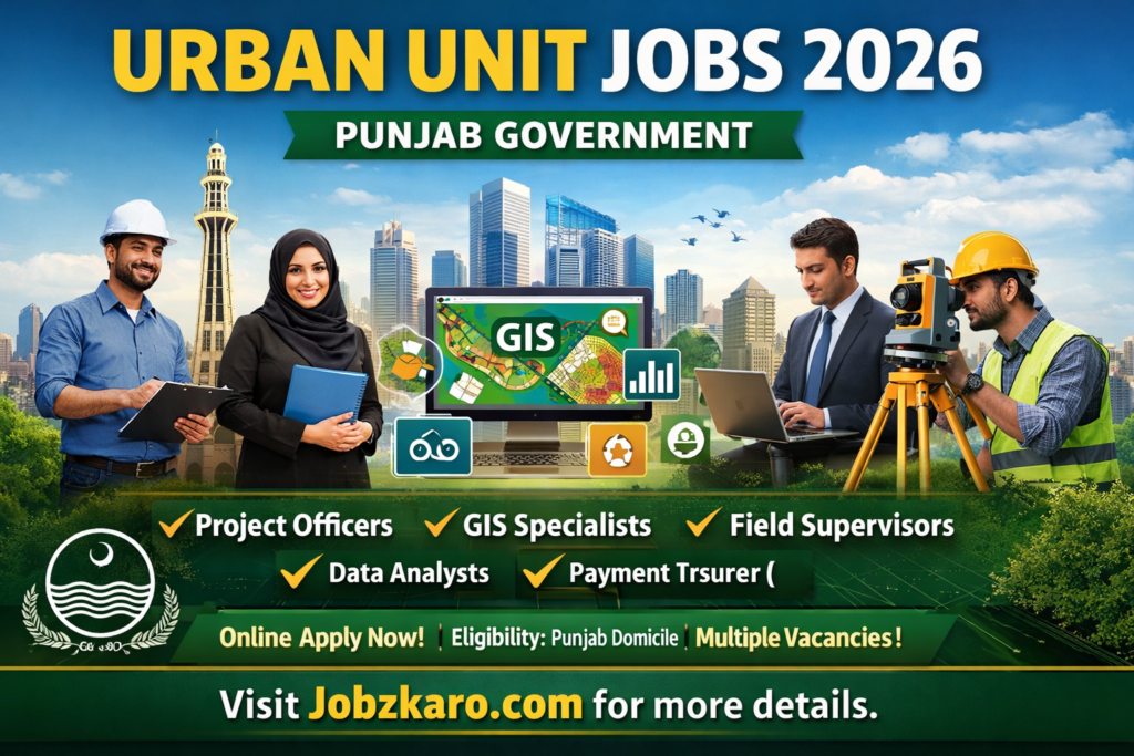 Urban Unit Jobs 2026 – 500+ New Govt Jobs | Apply Online