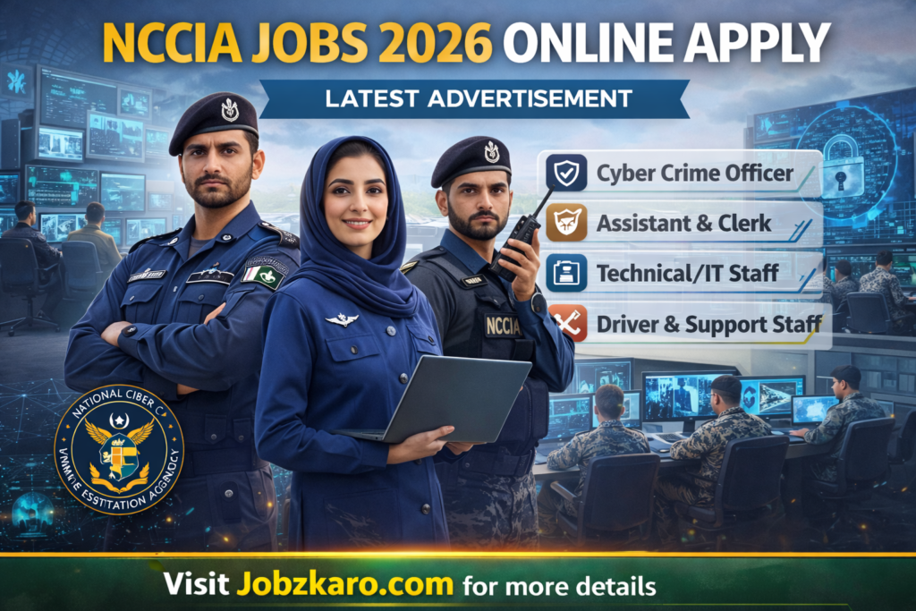 NCCIA Jobs 2026 Online Apply – 550+ New Posts Advertisement