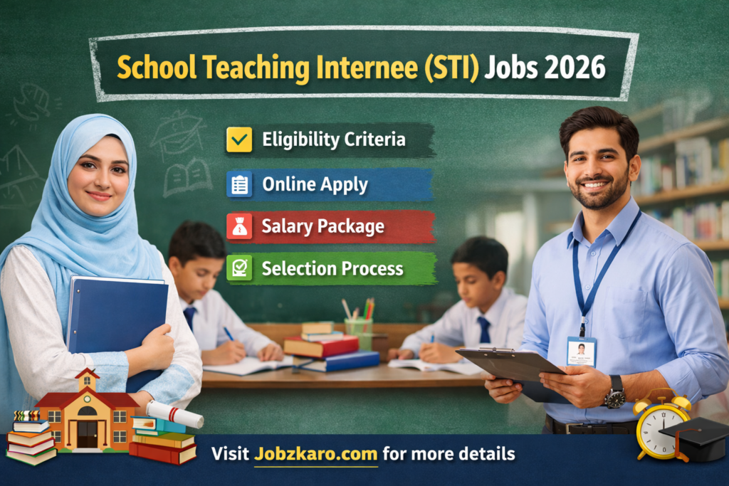 School Teaching Internee (STI) Jobs Online Apply 2026 – Register Through PESRP Online Portal