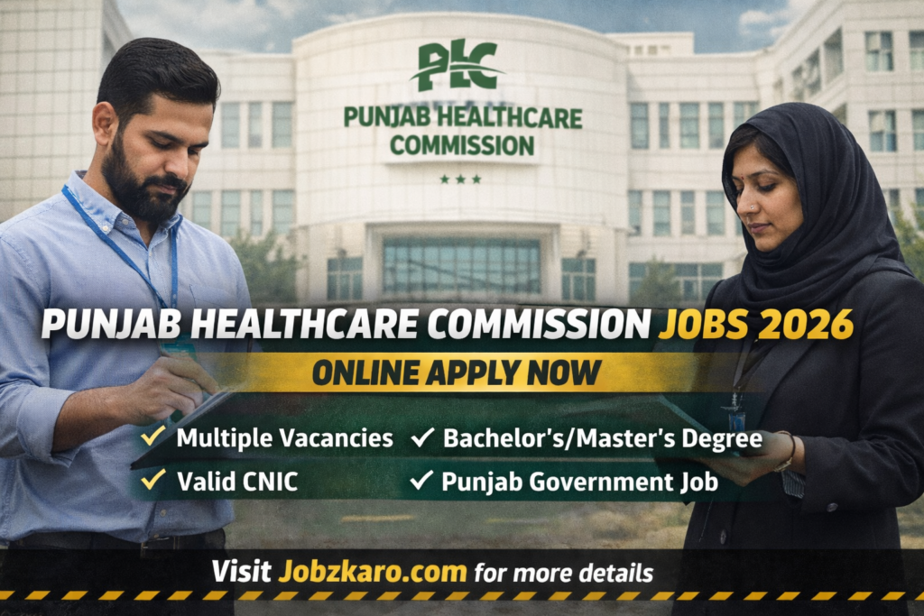 Punjab Healthcare Commission Jobs Online Apply 2026 – PHC Latest Recruitments