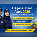 FIA Jobs Online Apply 2026 – Latest Federal Investigation Agency Advertisement