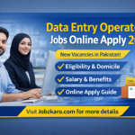 Data Entry Operator Jobs 2026 – Latest Jobs Advertisement in Pakistan | Apply Online
