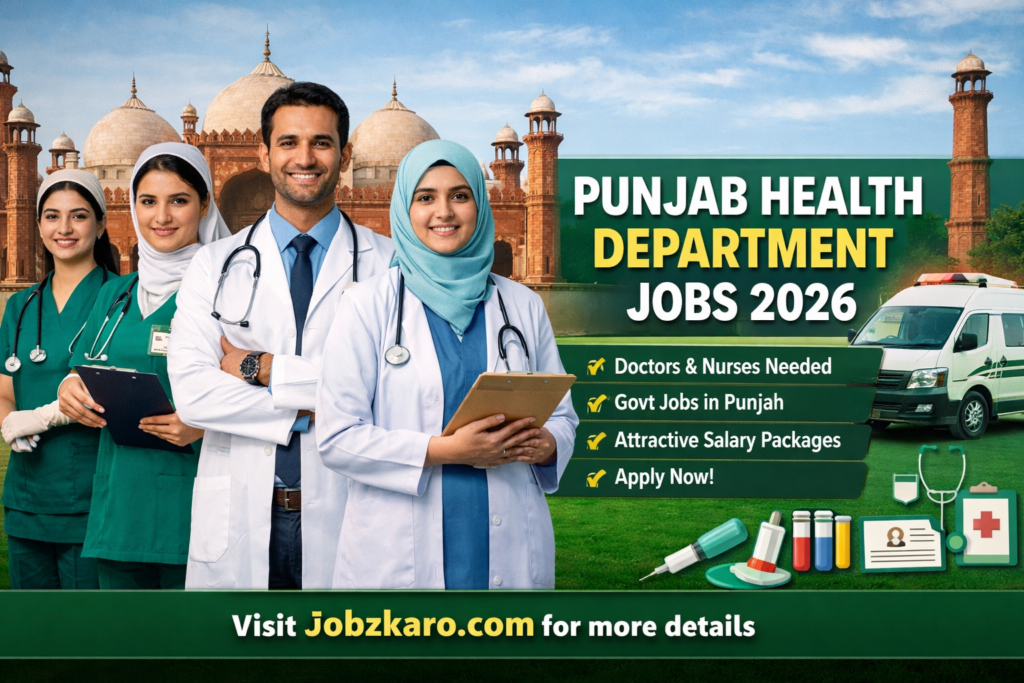 Punjab Health Department Jobs Online Apply 2026 – PHC Recruitments Last Date